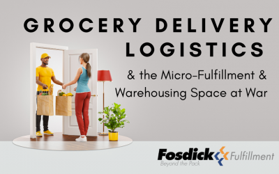 Grocery Delivery Logistics and a Small Scale Fulfillment Space at War