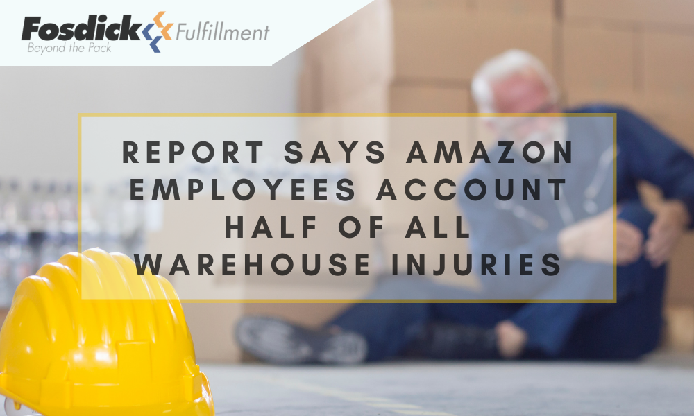 Report Says Amazon Employees Account for Half of Warehouse Injuries