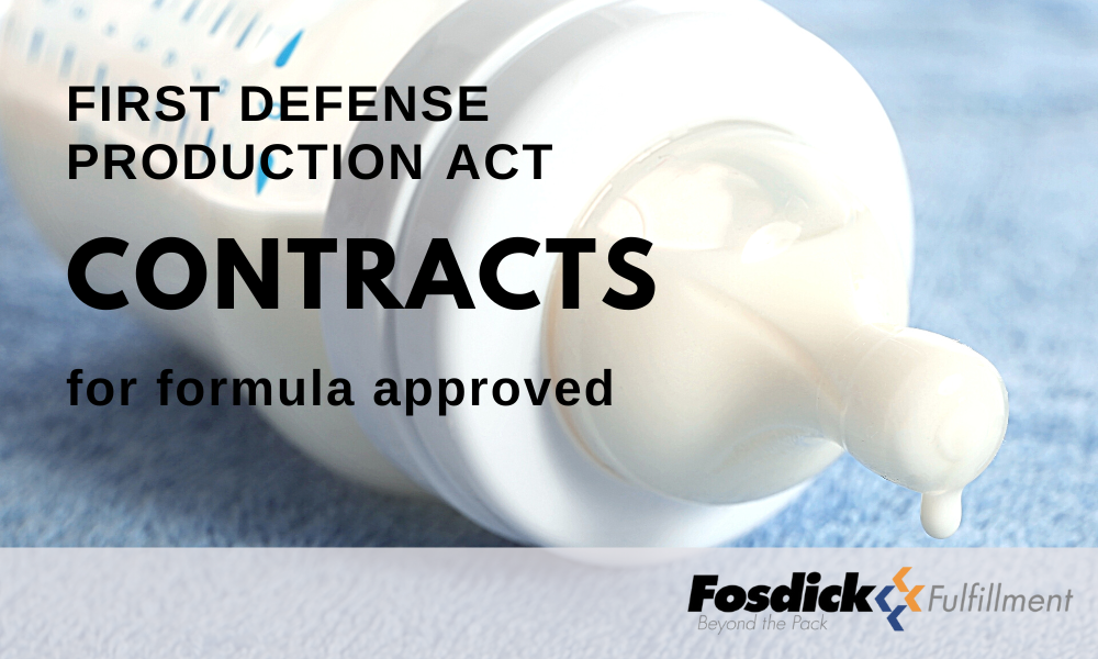 First Defense Production Act Contracts for Formula Approved